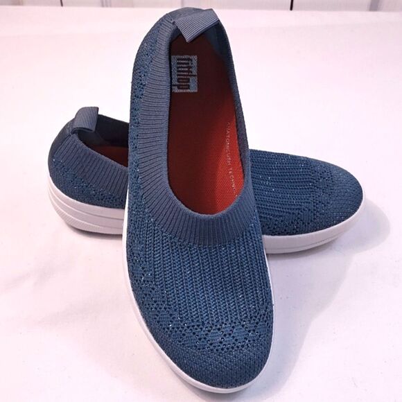 Fitflop Shoes - FitFlop Women'ss Uberknit Slip-on Ballerina Flats Shoes US Size 6.5